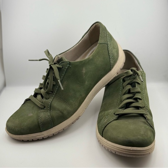 Dansko Green Casual Leather Lace-Up Sneakers. Size 40 (9-9.5) - Picture 8 of 10